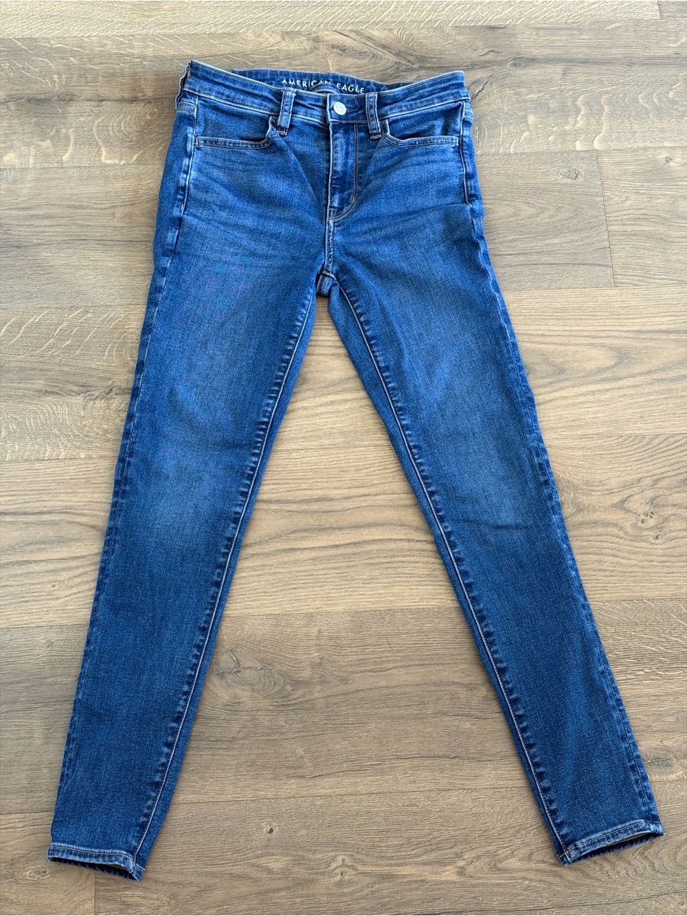 American Eagle High Rise Jegging Jeans Size 6 Regular Dark Wash